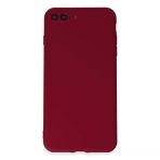 Apple İphone 7 Plus Kılıf First Silikon - Bordo