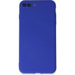 Apple iPhone 7 Plus Kılıf First Silikon - Koyu Mavi - 1 - Renkli