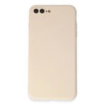 Apple İphone 7 Plus Kılıf First Silikon - Krem