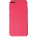 Apple iPhone 7 Plus Kılıf First Silikon - Pembe - 1 - Renkli