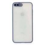Apple İphone 7 Plus Kılıf Montreal Silikon Kapak - Gri