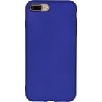 Apple iPhone 7 Plus Kılıf Nano Içi Kadife Silikon - Lacivert - 1 - Renkli