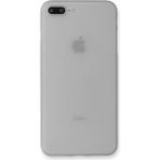 Apple iPhone 7 Plus Kılıf Pp Ultra Ince Kapak - Beyaz - 1 - Renkli
