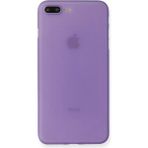 Apple iPhone 7 Plus Kılıf Pp Ultra Ince Kapak - Mor - 1 - Renkli