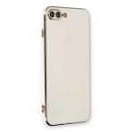 Apple İphone 7 Plus Kılıf Volet Silikon - Beyaz