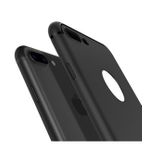 Apple İphone 7 Tıpalı Siyah Silikon Kılıf