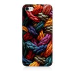 Apple İphone 7 Uyumlu Silikon Kılıf Pastel Renkli Düğüm İpler