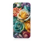 Apple İphone 7 Uyumlu Silikon Kılıf Pastel Soft Güller
