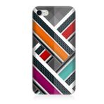 Apple İphone 7 Uyumlu Silikon Kılıf Renkli Pastel Şeritler