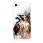 Apple İphone 7 Uyumlu Silikon Kılıf Siyah Beyaz Asil Kartal