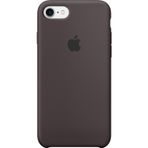 Apple iPhone 7/8 Kamelya (Camellia) Silikon Kılıf Kauçuk Arka Kapak Füme Siyahı