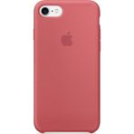 Apple iPhone 7/8 Kamelya (Camellia) Silikon Kılıf Kauçuk Arka Kapak Kamelya Kırmızısı