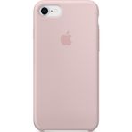 Apple iPhone 7/8 Kamelya (Camellia) Silikon Kılıf Kauçuk Arka Kapak Kum Pembesi