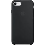 Apple iPhone 7/8 Kamelya (Camellia) Silikon Kılıf Kauçuk Arka Kapak Siyah