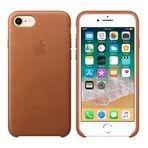 Apple iPhone 8-7 Kırmızı Deri Kılıf