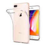 Apple iPhone 8 Plus 2.0 MM Korumalı Silikon Kılıf Şeffaf