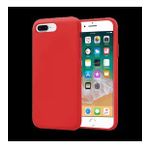 Apple iPhone 8 Plus İnce Mat Silikon Kılıf Kırmızı