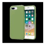 Apple iPhone 8 Plus İnce Mat Silikon Kılıf Yeşil