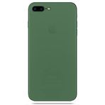 Apple iPhone 8 Plus Transparent Slim Case Yeşil