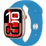 Apple iPhone 8 Plus Uyumlu Açık Mavi Akıllı Saat Watch10 2025 Hediyeli AMOLED EKRAN