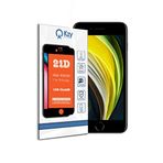 Apple iPhone SE 2020 ile uyumlu Tam Kaplayan 21D Temperli Ekran Koruyucu Cam