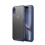 Apple iPhone XR 6.1 ile uyumlu Kılıf Mat Volks Case Lacivert