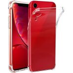 Apple iPhone Xr Kılıf Antishock Darbe Emici Kamera Korumalı Yumuşak Esnek Şeffaf Silikon Kapak