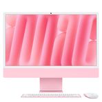 Apple M4 çipli iMac Hepsi-Bir-Arada Masaüstü Bilgisayar: 10 çekirdekli CPU, 10 çekirdekli GPU, 24 inç Retina Ekran, 24 GB Birleşik Bellek, 512 GB SSD Depolama, Uyumlu Aksesuarlar. Pembe