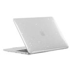 Apple Macbook Air 13.3inç M1 A2337 A2179 A1932 ile uyumlu Kılıf Simli Ön Arka Kapak Renksiz