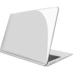 Apple MacBook Air M2 15 A2941 Uyumlu Kristal Şeffaf Kılıf Kapak Koruma - Beyaz
