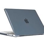 Apple Macbook Pro 14inç M1/M2 A2442 A2779 ile uyumlu Kılıf Kristal Ön Arka Şeffaf Kapak Siyah