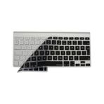 Apple Magic Keyboard A1314 A1243 Türkçe Q Uyumlu Klavye Koruyucu – Uk Ingilizce Iso Ters L Enter Silikon Kaplama Ultra Ince Kaymaz Toz ve Sıvı Koruma Keyboard Cover Siyah