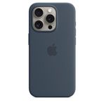 Apple MT1D3ZM/A iPhone 15 Pro MagSafe Silikon Fırtına Mavisi Kılıf