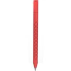 Apple Pencil (Usb-C) Için Elmas Doku Silikon Kılıf Stylus Kalem Koruyucu Kılıf-Kırmızı (Yurt Dışından)