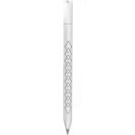 Apple Pencil (Usb-C) Için Elmas Dokulu Silikon Kılıf Stylus Kalem Koruyucu Kılıf-Beyaz (Yurt Dışından)