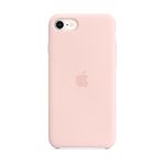 Apple Silikon Kılıf (iPhone SE) - Puslu Pembe