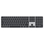 Apple Touch ID özellikli ve Sayısal Tuş Takımlı Magic Keyboard: Bluetooth, şarj edilebilir. Apple çipe sahip Mac bilgisayarlarla çalışır; Türkçe Q Klavye, Siyah tuşlar (USB-C)