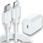Apple Uyumlu 20W Hızlı Şarj Seti - Type-C Adaptör + Lightning Kablo | Propice Teknolojik Mağaza - Beyaz - İphone 13 Pro Max