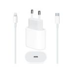 Apple Uyumlu iOS MHJE3TU/A 20 W USB-C Güç Adaptörü + Type-C to Lightning Kablo