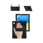 Apple Uyumlu iPad 10. Nesil 10.9 Inç 2022 Tablet Tank Tablet Kılıfı Askılı Defender Yüksek Koruma Kılıf siyah