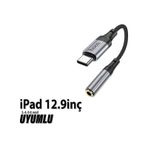 Apple Uyumlu iPad 12.9inç 3. 4. 5. 6. Nesil Kulaklık Dönüştürücüsü Type-c Çevirici