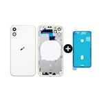 Apple Uyumlu iPhone 11 Boş Kasa Beyaz + Sıvı Ve Toz Bandı