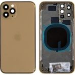 Apple Uyumlu iPhone 11 Pro Boş Kasa + Kapak Gold Altın