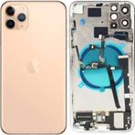 Apple Uyumlu iPhone 11 Pro Max Dolu Kasa Gold