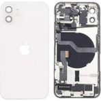Apple Uyumlu iPhone 12 Dolu Kasa Beyaz