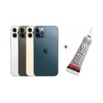 Apple Uyumlu iPhone 12 Pro Max Arka Batarya Pil Kapağı Pasifik Mavi B7000 15 Ml Yapıştırıcı