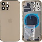 Apple Uyumlu iPhone 12 Pro Max Boş Kasa Altın