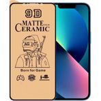 Apple Uyumlu iPhone 13 Ekran Koruyucu 9d Mat Seramik Nano Kırılmaz Cam