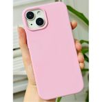 Apple Uyumlu iPhone 13/14 Lansman Kılıf Leke Kir Su Tutmayan Yüzey İçi Kadife Mükemmel Hissiyat Pembe