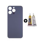 Apple Uyumlu iPhone 14 Pro Max Arka Pil Batarya Kapak Mor + B7000